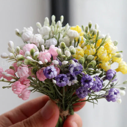 1/6 Scale Mini House Decoration Miniature Dollhouse Glass Flower Vase for Barbies Blyth Doll Accessories Toy