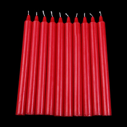 20/10pcs Unscented Mini Taper Candle, for Casting Chimes, Rituals, Spells, Wax Play & More,ChristmasDecor Dinner Candles Wedding