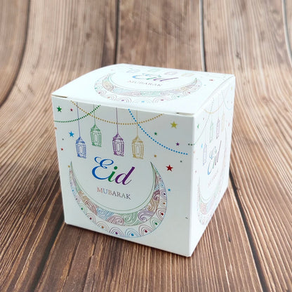 5Pcs Eid Mubarak Gift Box Ramadan Candy Cookie Boxes for Kids Ramadan Packaging Eid Gift Packing Box Ramadan Decoration 2024