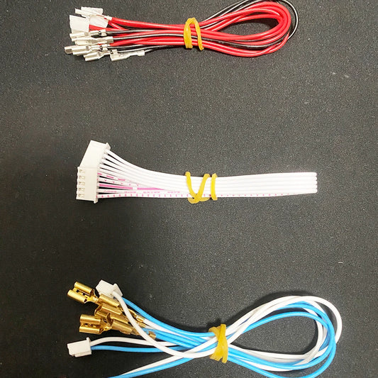 10pcs/Lot 2 Pin Cable With 2.8mm/4.8mm Connector for American Style Joystick SANWA Button Switch for Jamma Arcade USB Encoder