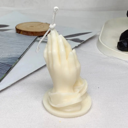 Cross Your Hands to Pray for Aromatherapy Candles New Year's Hands Folded Good Luck Blessing Decorative Ornaments Scented Candle