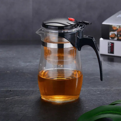 Heat Resistant Glass Teapot With Infuser Filter Chinese Kung Fu Puer Oolong Tea Teapot 500ml-900ml  Tea Pot Water Kettle