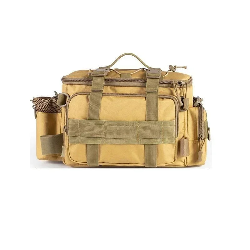 Fishing Tackle Bag Single Shoulder Crossbody Tactical Bags Men Waist Pack Fish Lures Gear Utility Storage Fishing Box Chest Bag