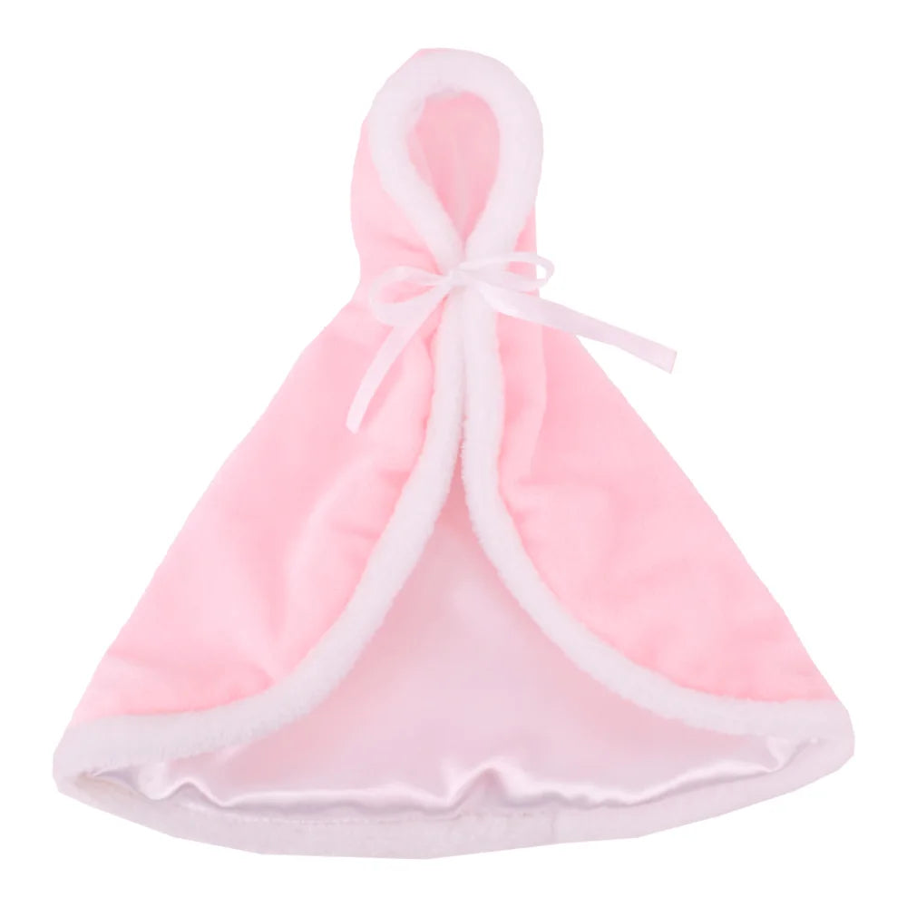 12 Styles Solid Color Pop Doll Cloak Doll Clothes for 11.8 Inch Barbiees&BJD&30CM Elf Doll Clothing Accessories Girl's Toys Gift