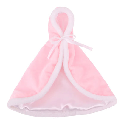 12 Styles Solid Color Pop Doll Cloak Doll Clothes for 11.8 Inch Barbiees&BJD&30CM Elf Doll Clothing Accessories Girl's Toys Gift
