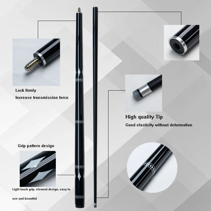 High Performance Snooker Carbon Fiberglass Billiards Cue Set 9mm Tip Pointed Professional Pool Cue Crazy Billiards Supplies