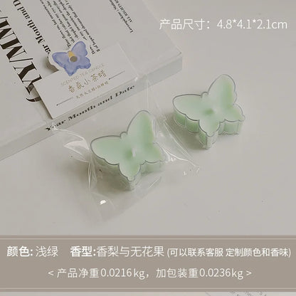 1pc Butterfly Christmas Tree Shape Scented Candles Home Fragrance Candle Aromatherapy Candles for Photo Prop Birthday Home Decor