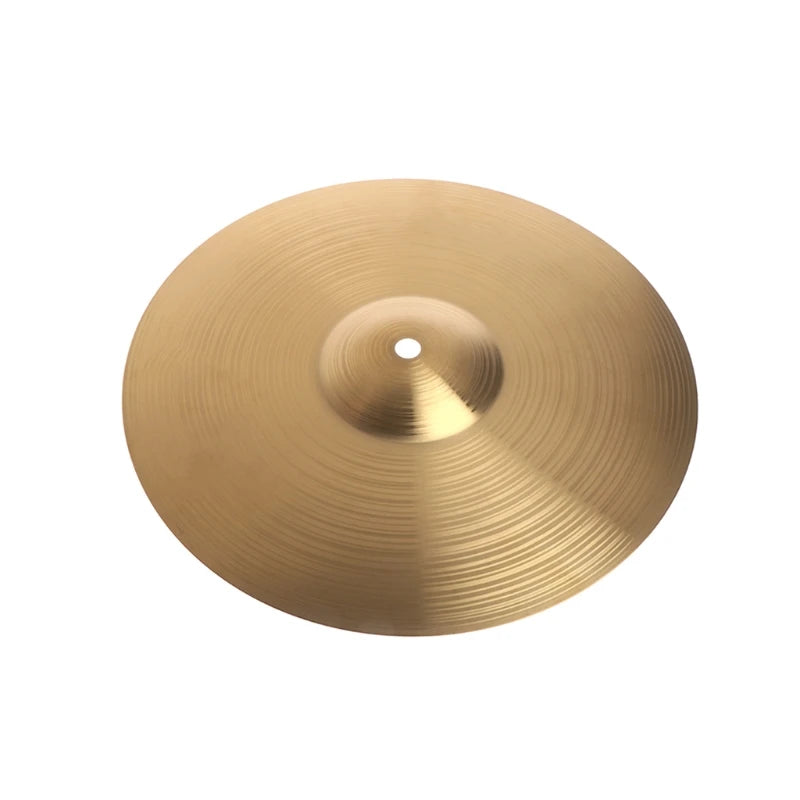 8/10/12Inch Brass Cymbals Percussion Drum Alloy Crash Cymbal Drum Instrument Cymbals for Drums Players Beginners