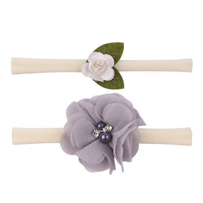 1Pcs Baby Girl Headband Cute Flower Elastic Hair Band Newborn Head Toddler Headband Headwear Kids Accessories Christmas Gifts
