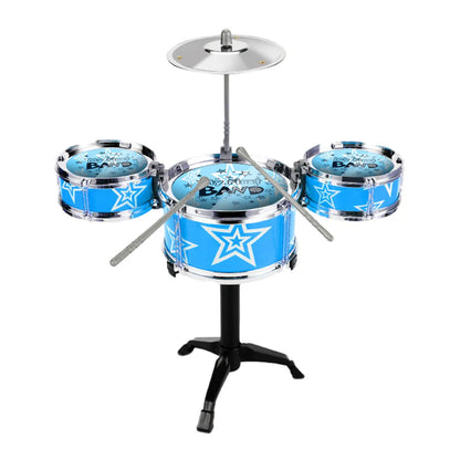 Kids Drum Set Toddlers Instrument Set Playset Portable for Girls Boys Gifts