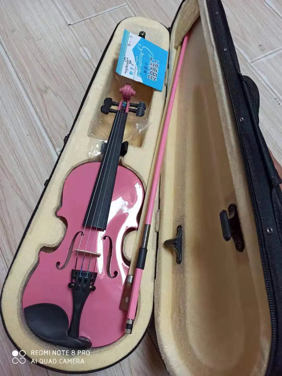 1/8 Pink Violin for Children
