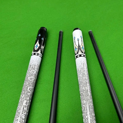 Black Technology Carbon Fiberglass Professional Pool Cue Stick Lizard Shaped Grip 12.5mmTip Billiards Accessories Exquisite Gift