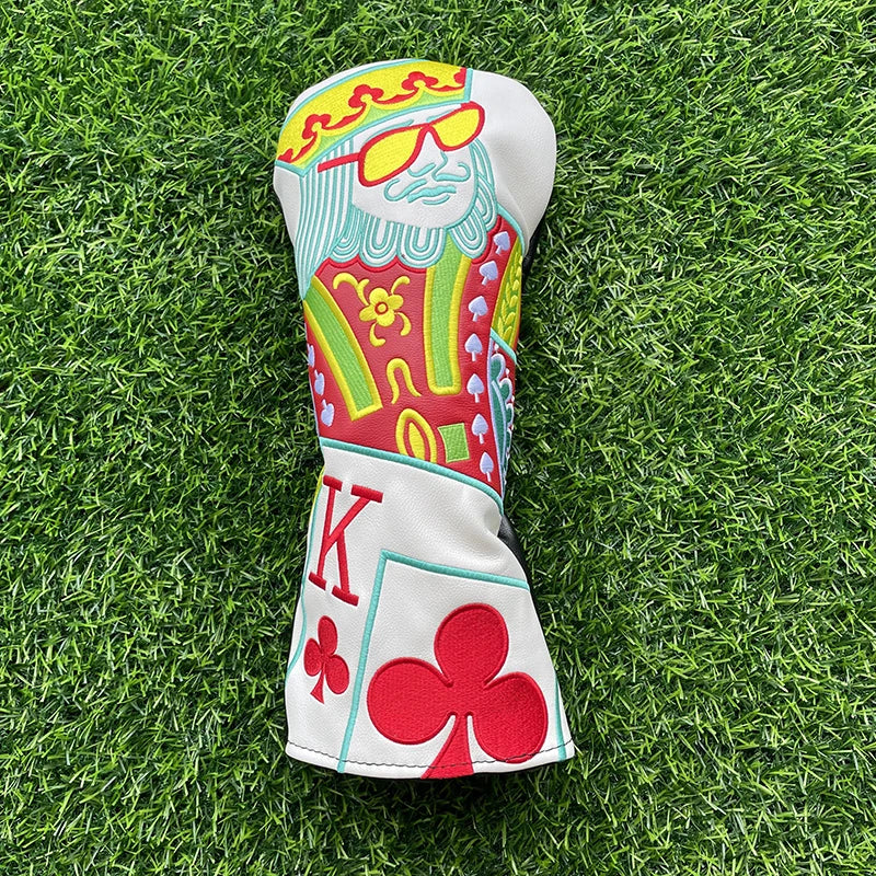 Kings and Queens and Knights Golf Club Wood Headcovers Driver Fairway Woods Hybrid Cover Photographing in Kind Fast Delivery