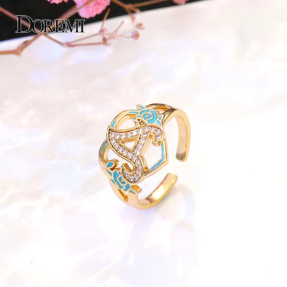 Personalized Letter Ring | 3D Cut | Personalized A-Z Ring Unique Gift | Custom Made | Christmas Christmas Gift