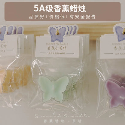 1pc Butterfly Christmas Tree Shape Scented Candles Home Fragrance Candle Aromatherapy Candles for Photo Prop Birthday Home Decor