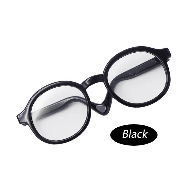 6.5cm 9cm Transparent Plastic Glasses for 1/8 1/6 1/3 1/4 BJD for Labubu MSD SD Plush for EXO Doll Sunglasses