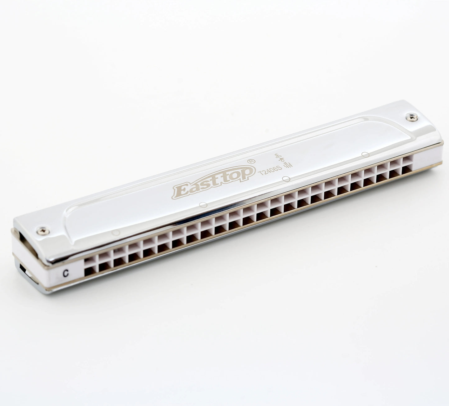 EASTTOP 24holes Tremolo Harmonica,professional Harmonica for Player,beginner,gift