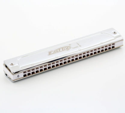 EASTTOP 24holes Tremolo Harmonica,professional Harmonica for Player,beginner,gift