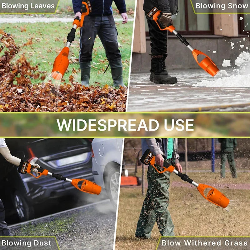 Electric Blower Garden Leaf Cleaning Foldable Lithium Wireless Large Wind Power Snow Blowing Dust Machine Professional Tools