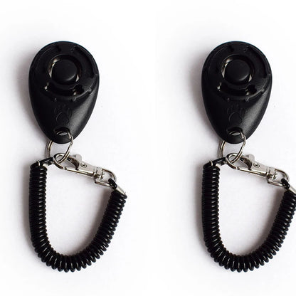 2pcs Dog Clicker Toys Pet Tranining Clickers Obedience Dog Cat Training Trainer