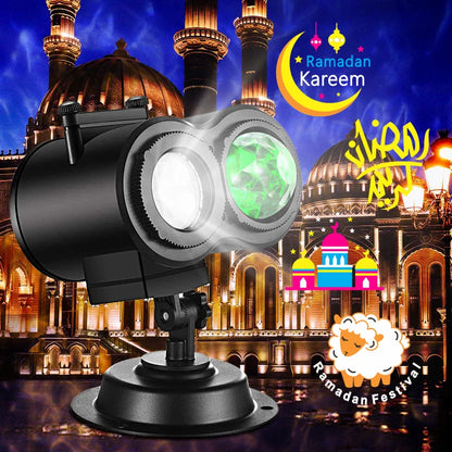 Eid Mubarak  Ramadan Projector Lights Islam Muslim Eid Decor Ramadan Sale Eid Mubarak Projector Light