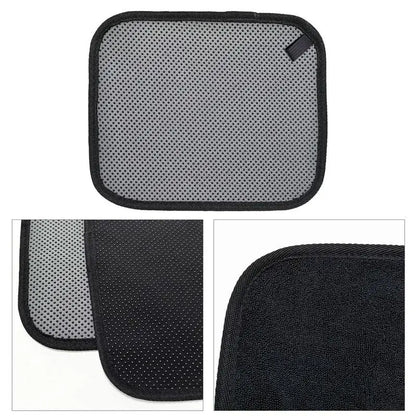 Microfiber Bowling Cleaning Towel Microfiber Bowling Shammy Pad With EZ Grip Non-Slip Bowling Ball Shammy Pad for Cleaning