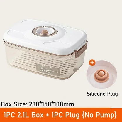 Vacuum Food Storage Box Fresh-Keeping Canister Sealed Storage Container Large Capacity Food Dispenser  Kitchen Storage Box
