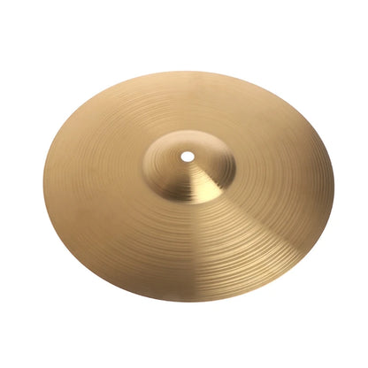 8/10/12Inch Brass Cymbals Percussion Drum Alloy Crash Cymbal Drum Instrument Cymbals for Drums Players Beginners
