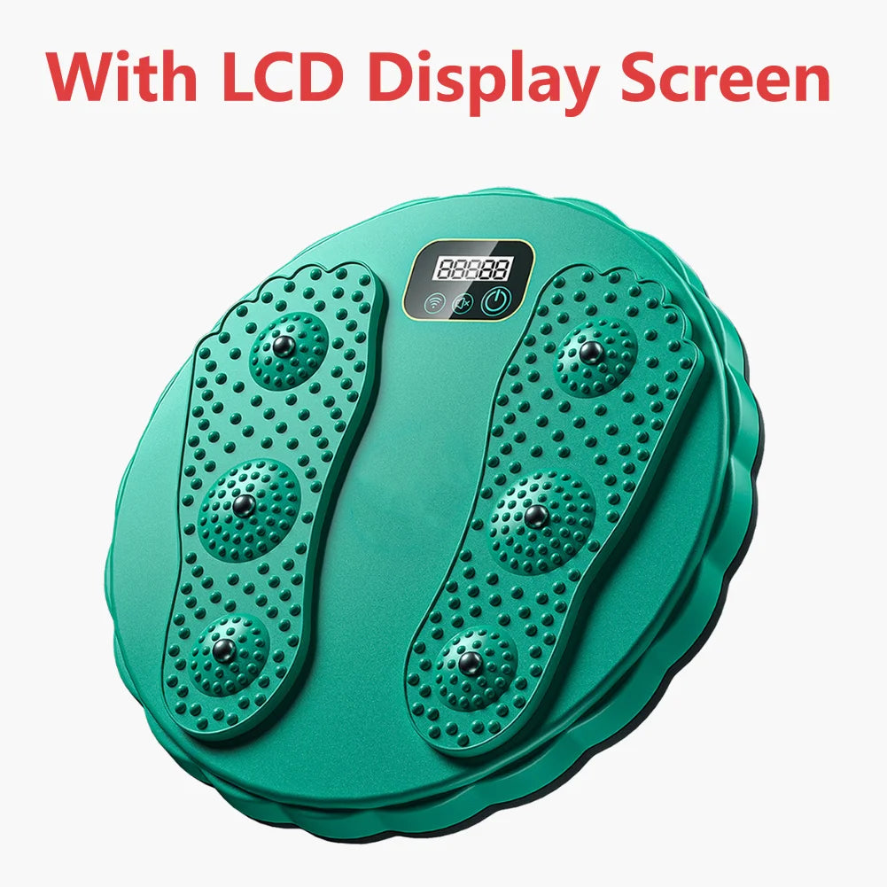 Intelligent Counting Waist Twister With Rope LCD Screen Sports Waist Machine Body Building Waist Shaping Training Equipment
