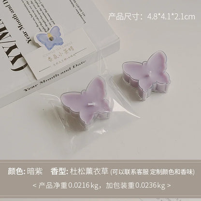 1pc Butterfly Christmas Tree Shape Scented Candles Home Fragrance Candle Aromatherapy Candles for Photo Prop Birthday Home Decor