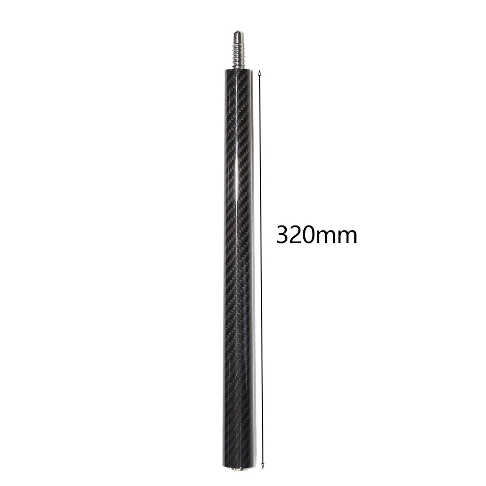 Factory Direct Customized 1pc Butt of Break-Jump Cue the First Part 3K Carbon Fiber Snooker 3/4 Split Cue Black Pool Cue Butt