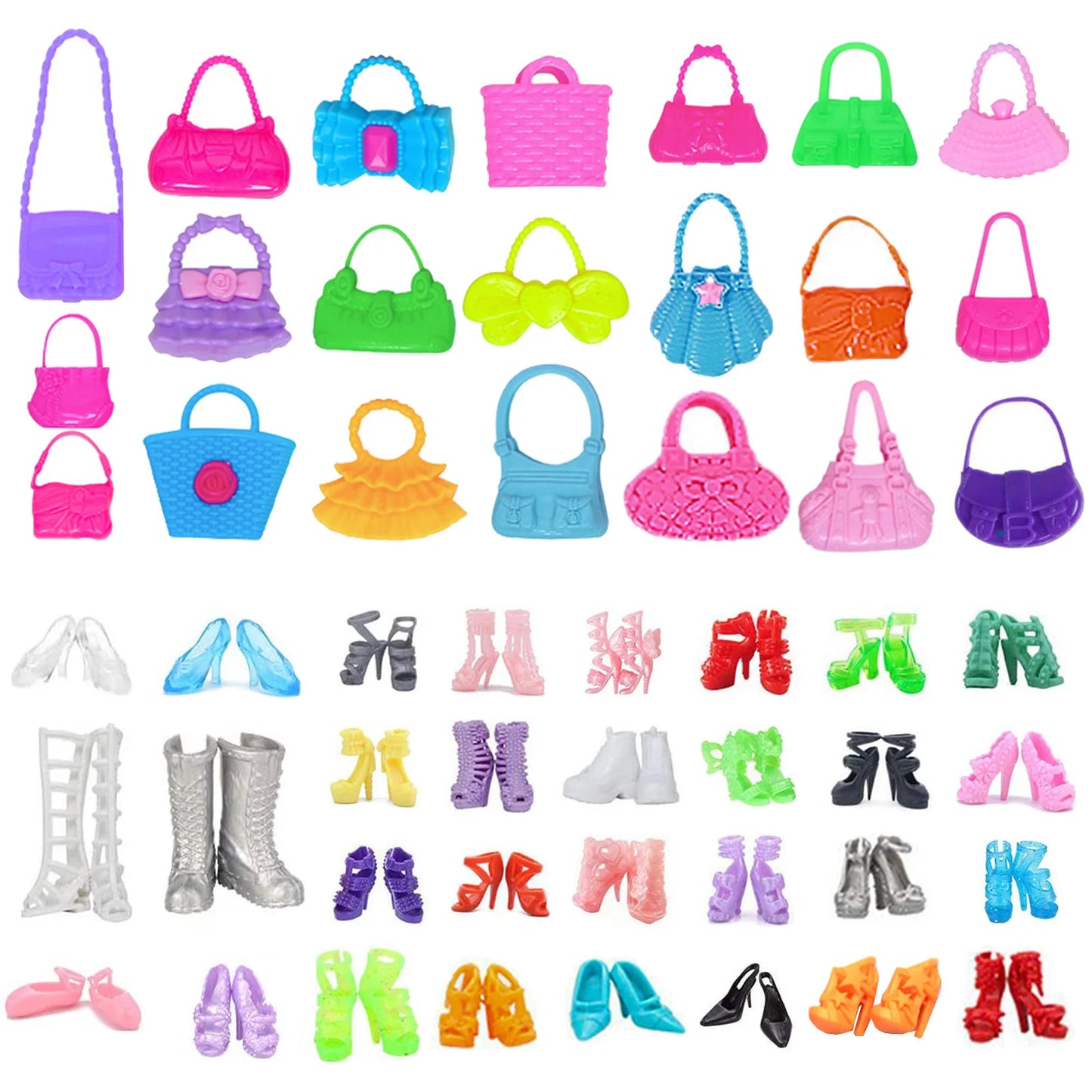Doll Accessories Clothes Jewelry Luggage Suitcase Dollar Mini Plastic Toiletries Computer for 11.5 Inch Barbiees BJD Glasses Toy