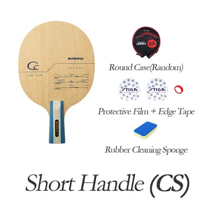 Original SANWEI CC CARBON Table Tennis Blade Racket (5+2 Carbon) Ping Pong Bat Paddle