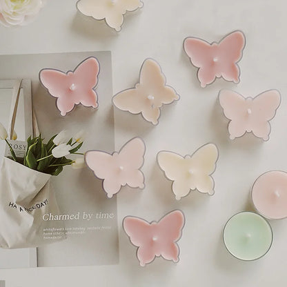 1pc Butterfly Christmas Tree Shape Scented Candles Home Fragrance Candle Aromatherapy Candles for Photo Prop Birthday Home Decor