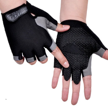 Gym Dumbbell Gloves Men Women Weightlifting Fitness Sport Training Exercise Gloves Non Slip Breathable Half Finger Cycling Glove