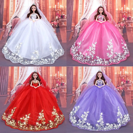 30cm Doll Wedding Party Dress Fashion Clothes Suit for Barbie Doll for Blythe Accessories Baby Toys Best Girl' Gift