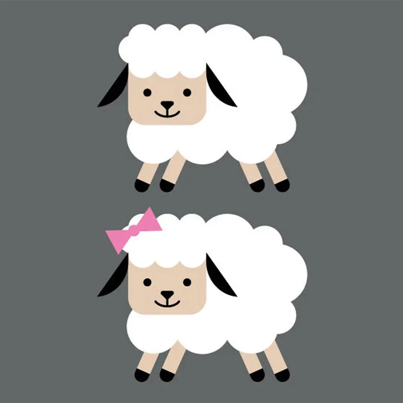 5pcs Sheep Gift Bags Barnyard Farm Animal Themed Baby Shower Boy Girl Birthday Party Eid Mubarak Al Adha Al-Adha Ramadan Favor