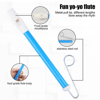 1PC Musical Instrument Slide Whistle Toy Blowing Flute Children Classic Musical Toys for Kids Parent-Child Games Funny Gift