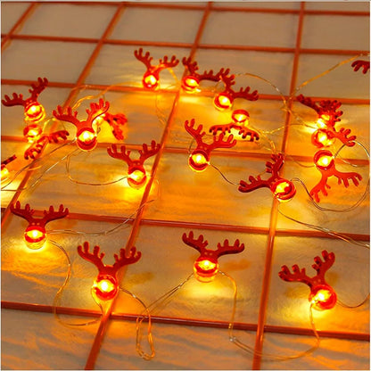 Christmas Fairy Light Christmas Light String Santa Claus Snowman Garland Light for Wedding Bedroom Christmas Tree Ornament