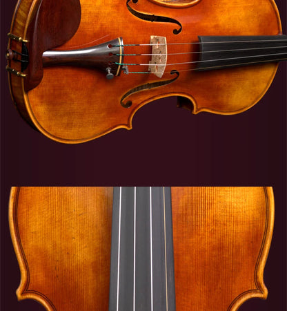 Professional Guarneri Violin 4/4 100% Handmade Red Vintage Oily Varnish Violin Set With Violino Bow Case