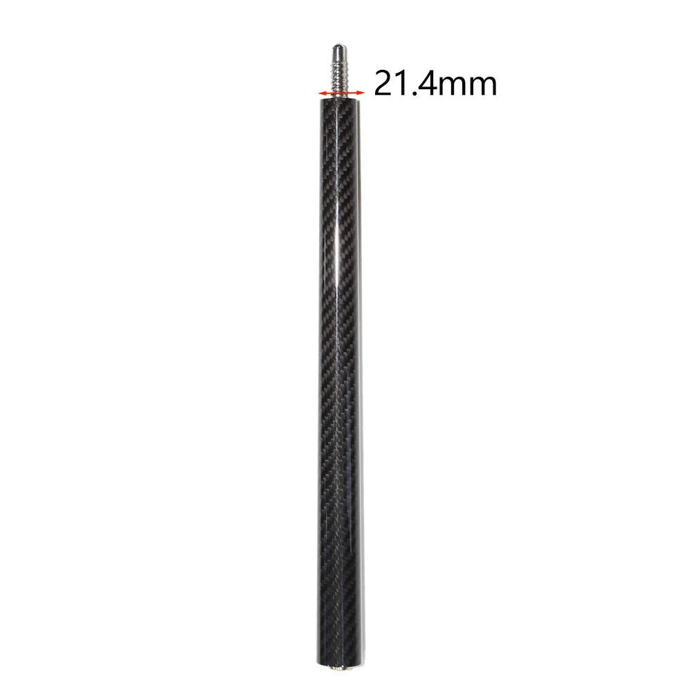 Factory Direct Customized 1pc Butt of Break-Jump Cue the First Part 3K Carbon Fiber Snooker 3/4 Split Cue Black Pool Cue Butt