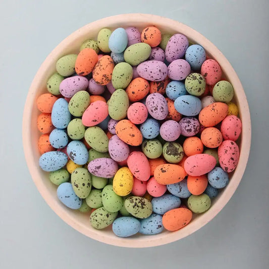 Diy Easter Egg Decorations 50pcs Colorful Mini Easter Egg Diy Crafts Projects Home Decoration Small Spotted for Holiday