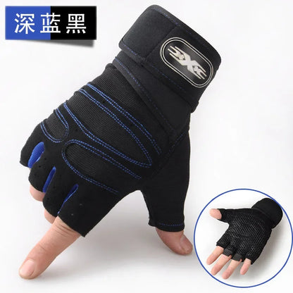 Gym Gloves Fitness Weight Lifting Gloves Body Building Training Sports Exercise Cycling Sport Workout Glove for Men Women M/L/Xl