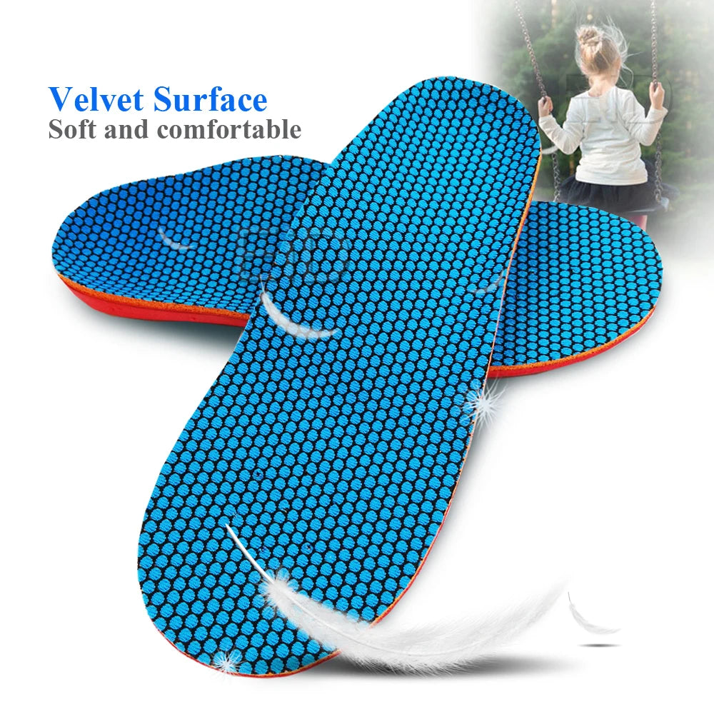 EID Kids Children Orthopedic Insoles Shoes Flat Foot Arch Support Insoles Orthotic Pads Correction Health Shoes Pad Foot Care