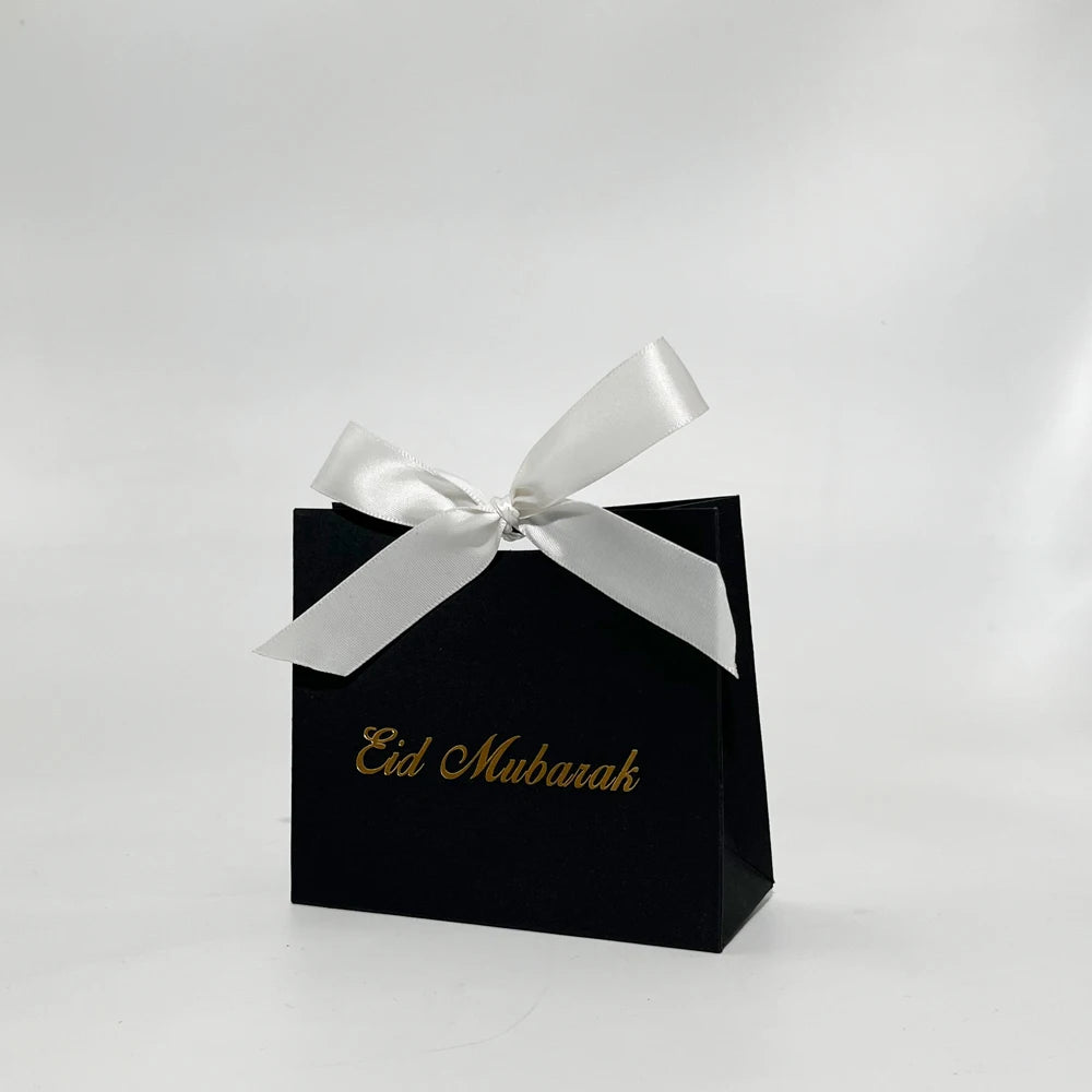Eid Mubarak Gift Box Eid Mubarak Candy Packaging Boxes Muslim Islamic Festival Bag Family Dinner Party  Favors Decoration Suppli