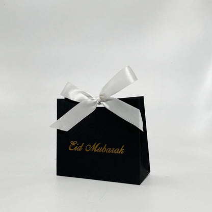 Eid Mubarak Gift Box Eid Mubarak Candy Packaging Boxes Muslim Islamic Festival Bag Family Dinner Party  Favors Decoration Suppli