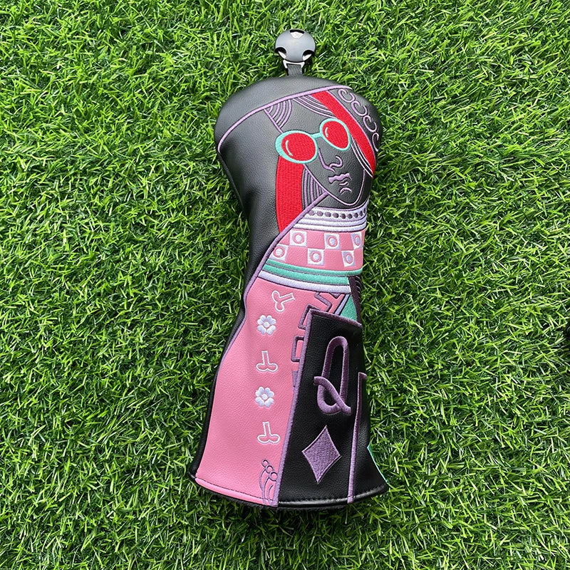 Kings and Queens and Knights Golf Club Wood Headcovers Driver Fairway Woods Hybrid Cover Photographing in Kind Fast Delivery