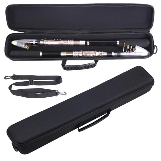 Hard Shell Fishing Rod Holder Bag With Shoulder Strap Fishing Pole Storage Bag Fishing Accessories Bag for Fishing Tools