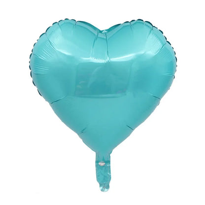 1pc 18inch Star Heart Inflatable Helium Balloon Birthday Party Decorations Kids Foil Balloons Wedding Christmas Supplies Gifts