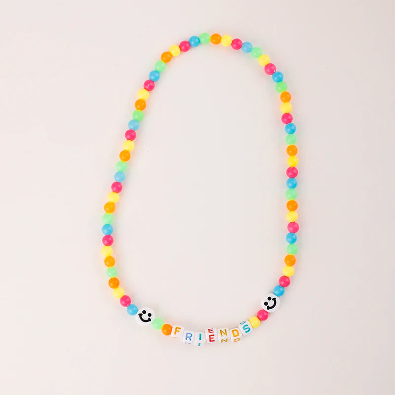 Makersland Cute Princess Children Charm Beads Necklace Kids Pendant Necklace for Baby Girl Jewelry Gifts Christmas Presents 2020